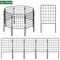 19-Pack Rustproof Metal Garden Fence Border, Decorative Wire Animal Barrier for Yard & Garden